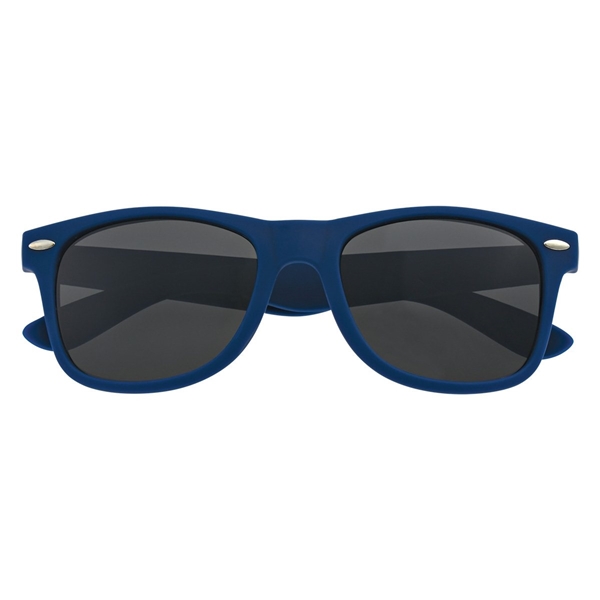 aerial view a navy velvet touch malibu risky business sunglasses - opaque, image 4 of 4