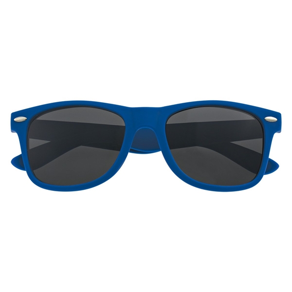 aerial view a royal blue velvet touch malibu risky business sunglasses - opaque, image 4 of 4