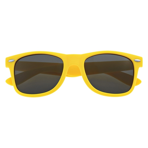aerial view a yellow velvet touch malibu risky business sunglasses - opaque, image 4 of 4