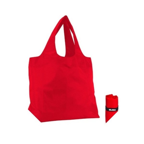 aerial view a red moma red fold - up bag, image 2 of 2