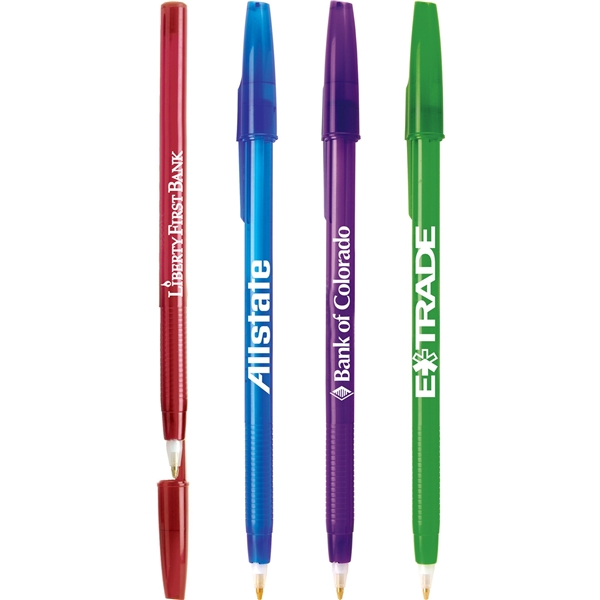 Promotional Translucent Stick - Pen Black Ink