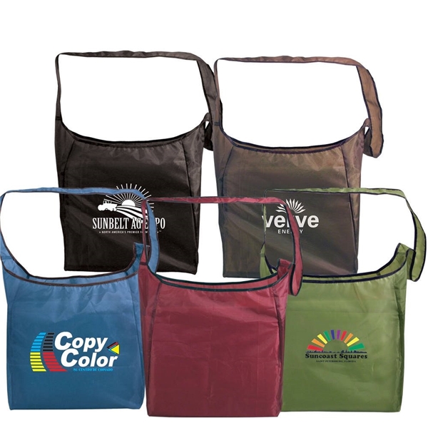 Promotional RPET Fold - Away Sling Bag