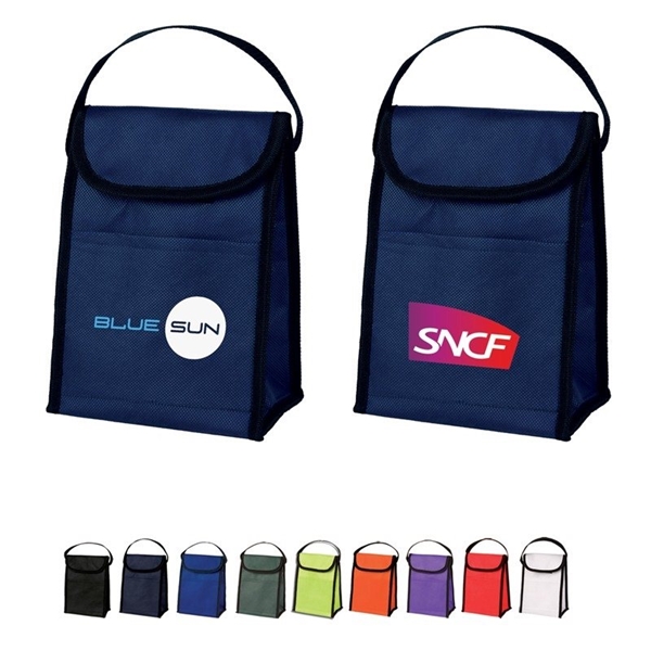 Promotional Non Woven Eco - Friendly Lunch Bag 7.25 X 10