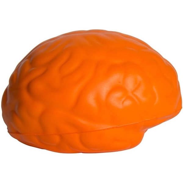 aerial view a orange brain squeezies - stress reliever, image 4 of 5