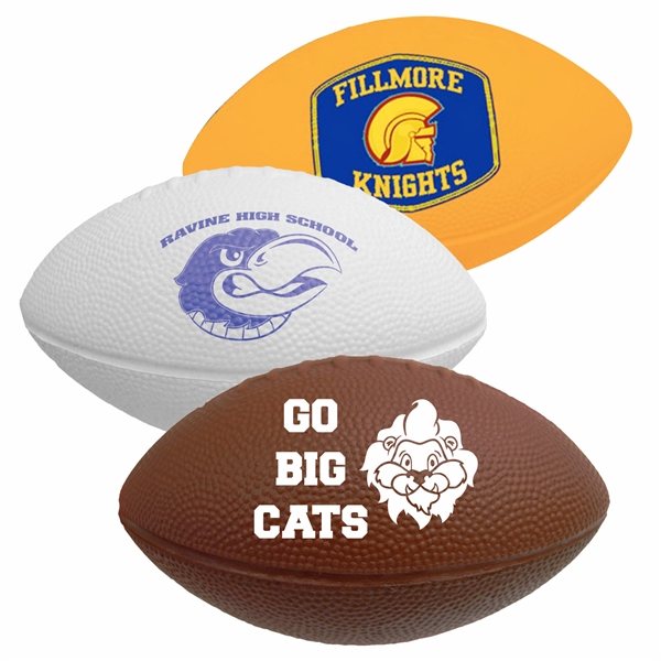 Promotional Foam Football with Color Imprint 11 Inch