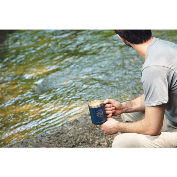 aerial view a navy arctic zone(r) titan thermal hp(r) copper arctic mug 14 oz, image 11 of 11
