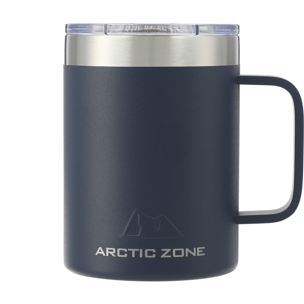 aerial view a navy arctic zone(r) titan thermal hp(r) copper arctic mug 14 oz, image 3 of 11