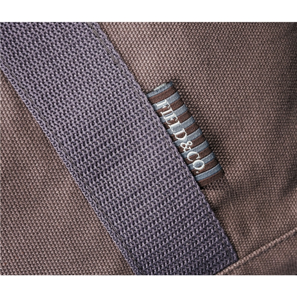 aerial view a gray field co.(r) classic 20 duffle bag, image 6 of 9