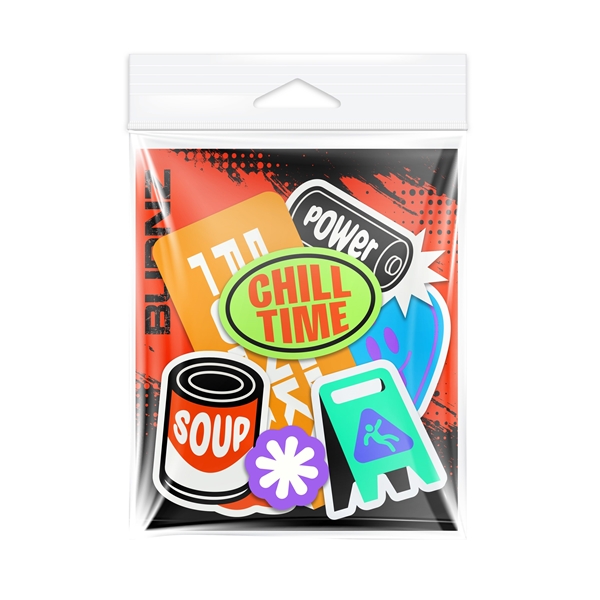 Promotional 7 Pack Vinyl Stickers