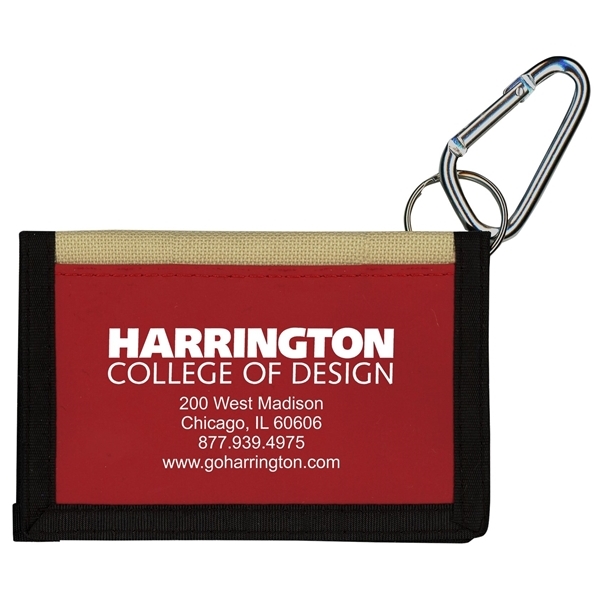 Promotional Nylon Carabiner Wallet Customized Wallet