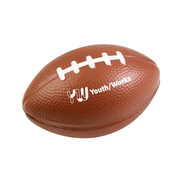 aerial view a brown custom mini footballs, image 2 of 2