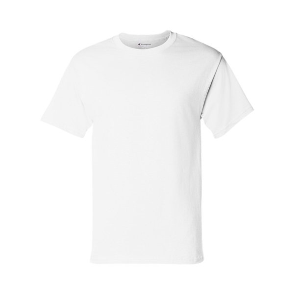Promotional Champion Short Sleeve Tagless T Shirt - WHITE