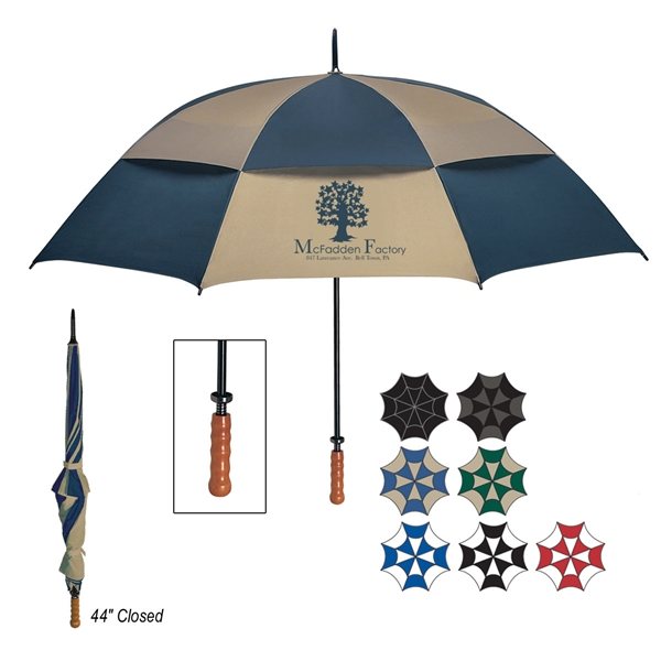 68 Arc Windproof Vented Umbrella