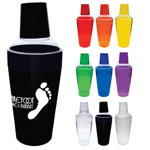 Promotional 20 oz Cocktail Shaker - Plastic