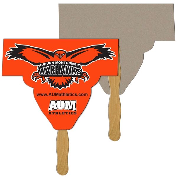 Promotional Mascot Recycled Stock Fan - Paper Products