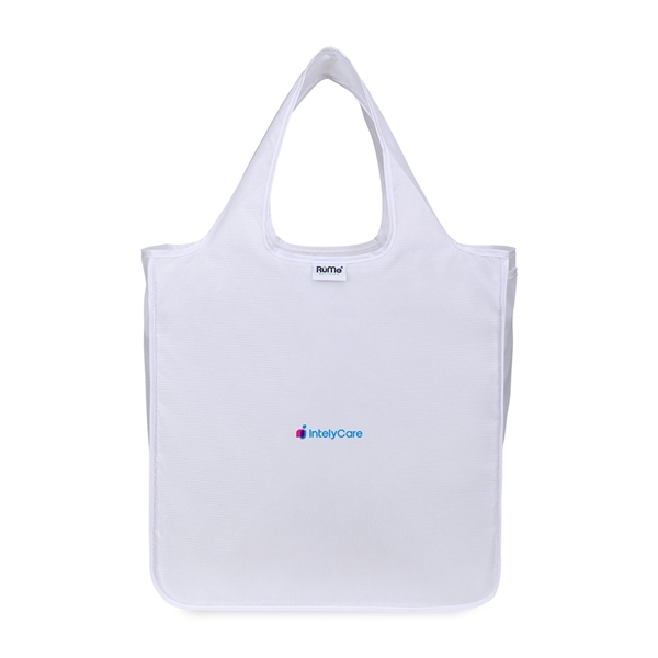 Promotional RuMe® Recycled Ripstop rPET Large Tote White