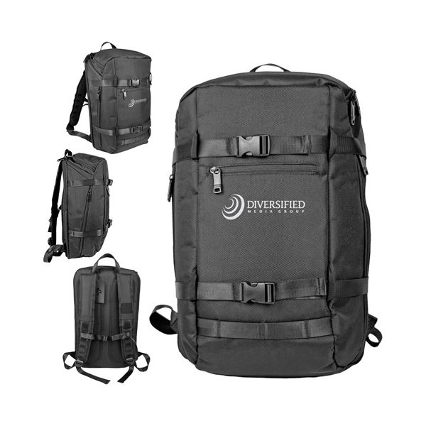 black backpack with zippered main compartment with padded laptop sleeve X-Era Expandable 15.6" organised and durable Travelpro Platinum Elite Business Backpack Promotional Summit Adventure Laptop Backpack