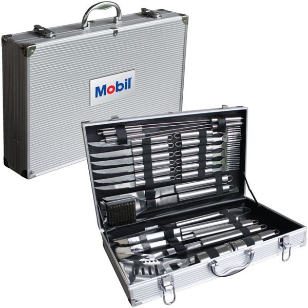 Promotional Deluxe 24 PC BBQ Tool Set