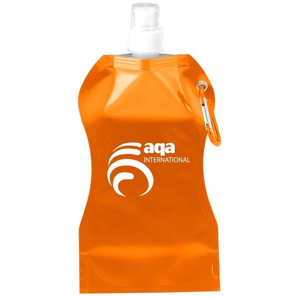 Promotional 16.9 oz Wave Collapsible Water Bottle