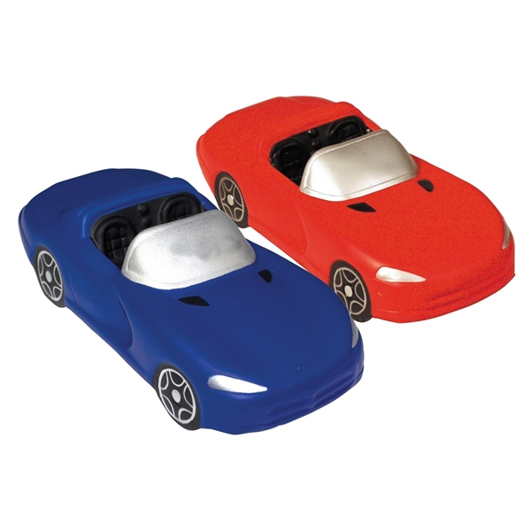Promotional Convertible Squeezies Stress Relievers - Red or Blue