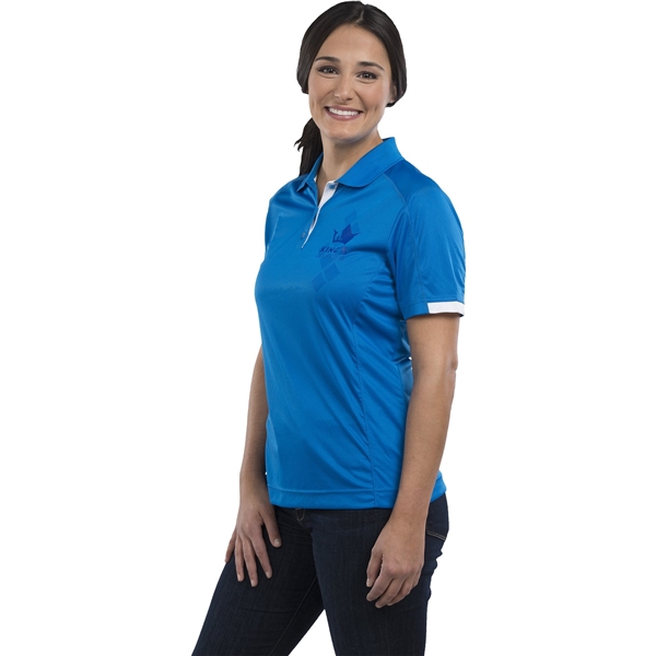 aerial view a group of womens kiso short sleeve performance polo, image 4 of 4