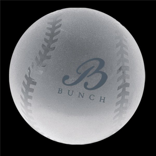 Promotional Crystal Baseball Paperweight