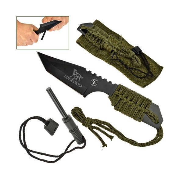 7 Hunting Knife with Fire Starter
