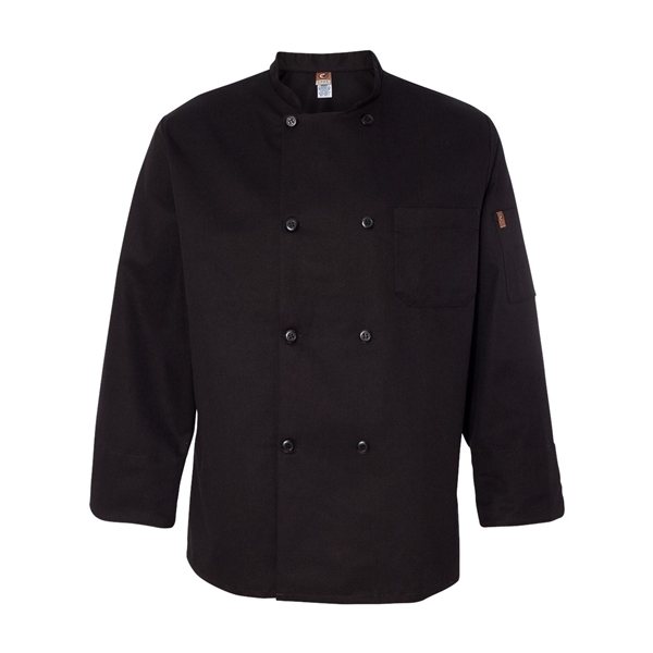 Promotional Chef Designs Black Traditional Chef Coat - COLORS
