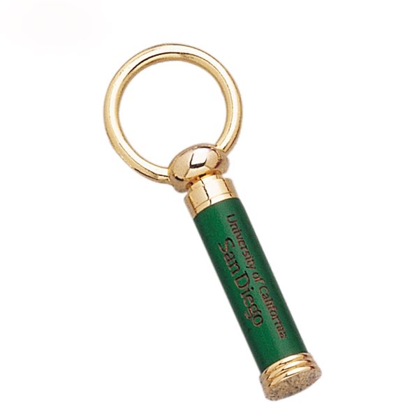 Promotional Goodfaire Wooden Pull Keychain Green