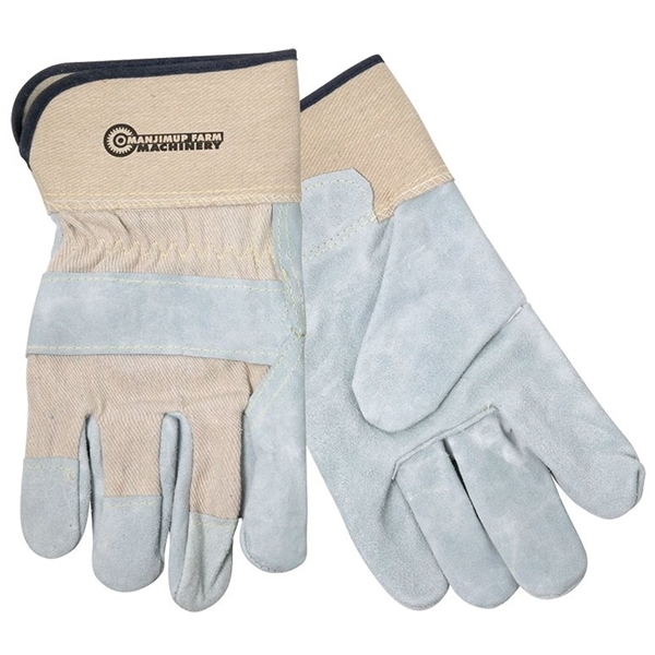 Promotional Split Leather Glove w / Safety Cuffs