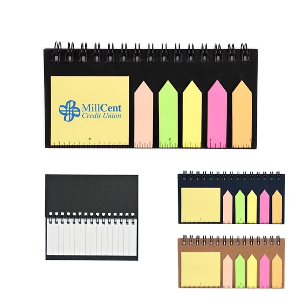Promotional Multi - Use Desk Set with Neon Colors