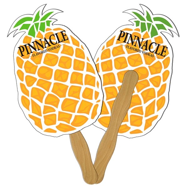 Promotional Pineapple Fast Fan - Paper Products - (2 Sides)