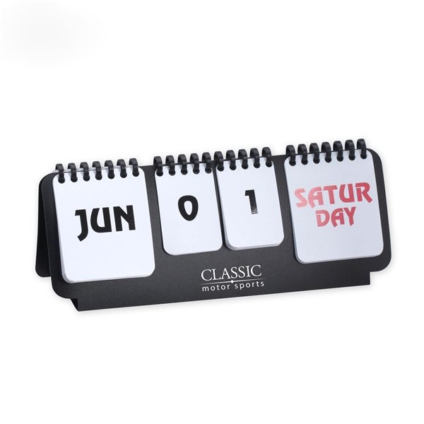 Perpetual Flip Desk Calendar Vintage