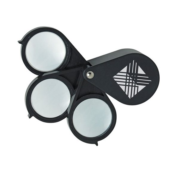 15X Triple - Lens Folding Magnifier