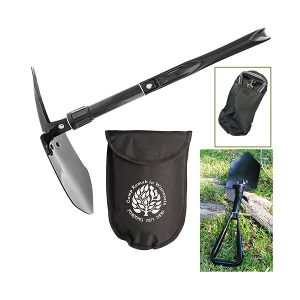 Promotional Tri - Fold Shovel with Pouch