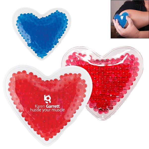 Promotional Hot / Cold Gel Pack - Heart
