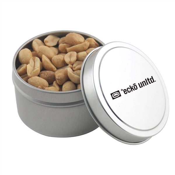 Promotional 2 3/4 Round Tin with Peanuts