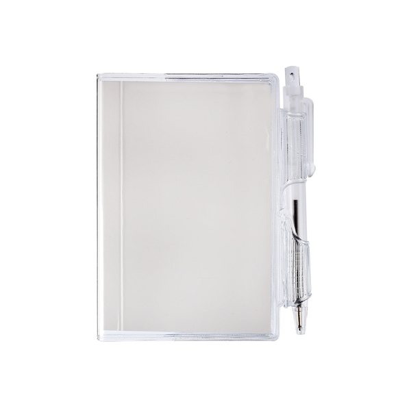 Promotional Clear-View Mini Notebook with Pen