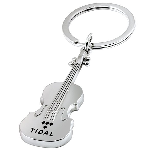 Promotional Violin Keychain
