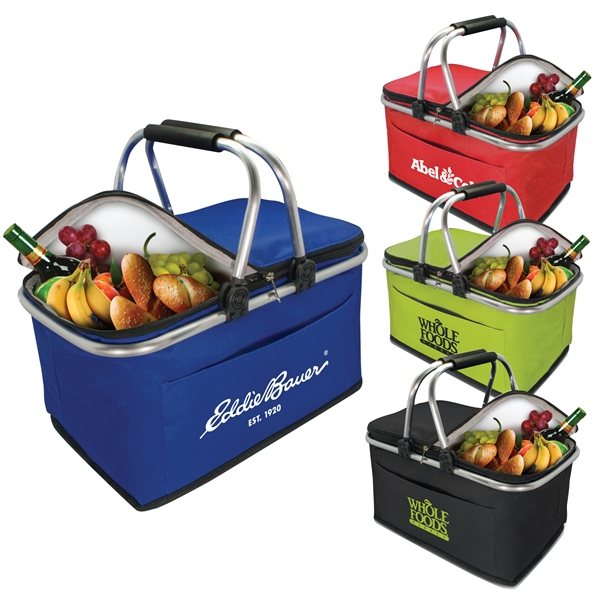 Promotional Collapsible Insulated Picnic Basket