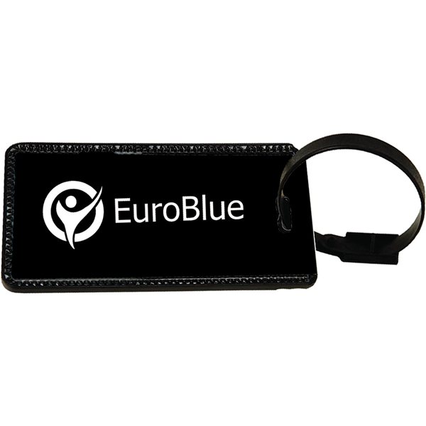 Promotional Basic Luggage Tag with Plastic Attachment Loop