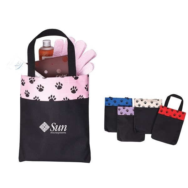Promotional Small Paw Print Tote Bag