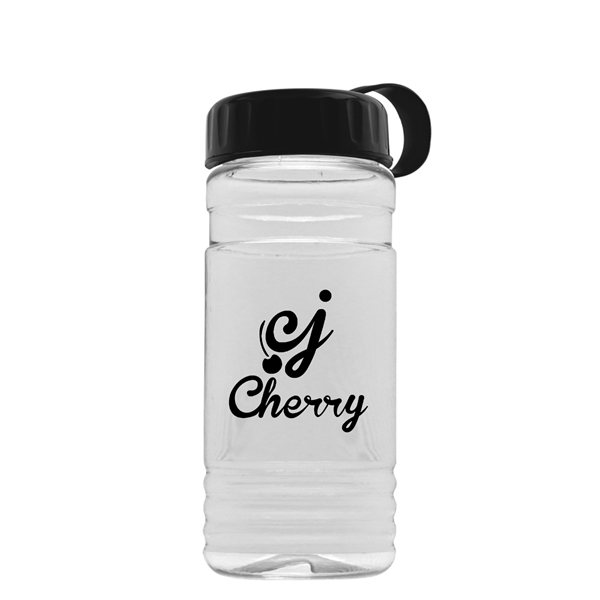 Promotional 20 oz Bottle with Tethered Lid