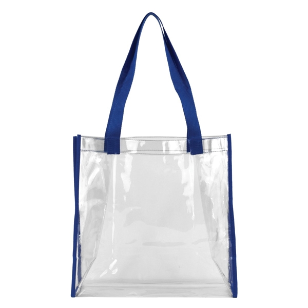 Clear Vinyl Stadium Compliant Tote Bag - Custom Products Paper ...