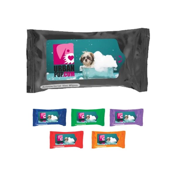 Pet Wipes in Pouch 15- count
