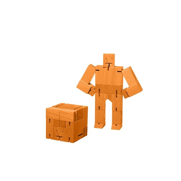 Promotional Areaware Cubebot Micro Orange
