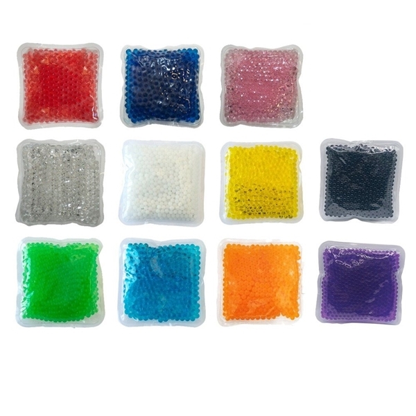 Promotional Gel Beads Hot / Cold Pack Square