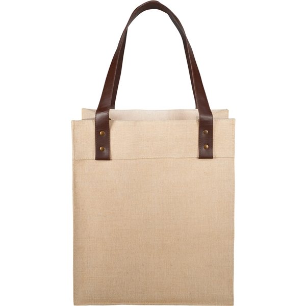 Promotional Natural Jute Grocery Tote Bag