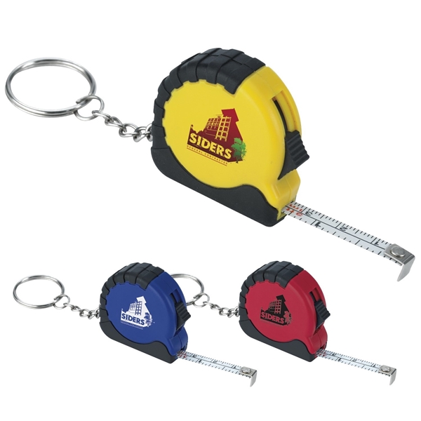 Promotional Mini Tape Measure Keychain