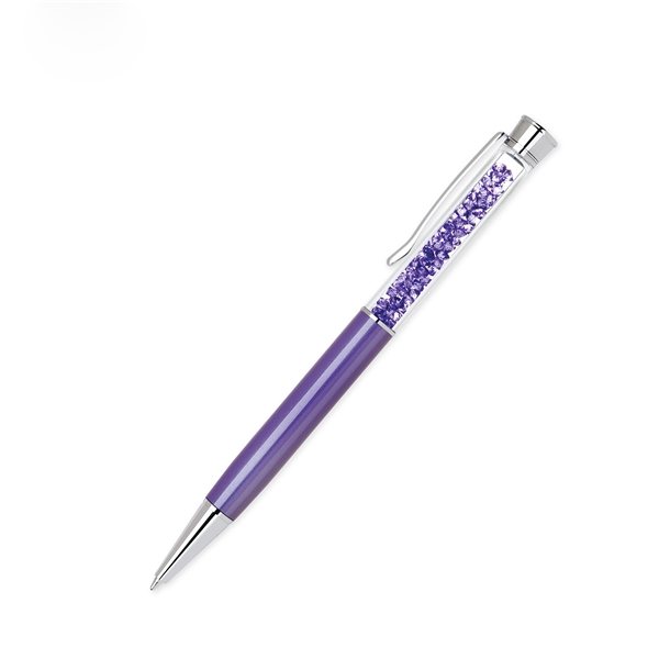 Promotional Blackpen Klamath Crystal Pen Purple
